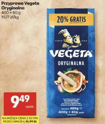 Przyprawa Vegeta Oryginalna 20% gratis