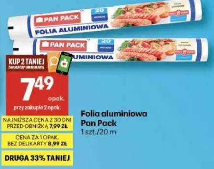 Folia aluminiowa Pan Pack 20m