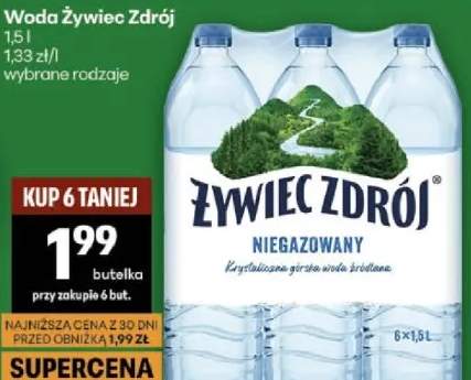 Woda Żywiec Zdrój niegazowana