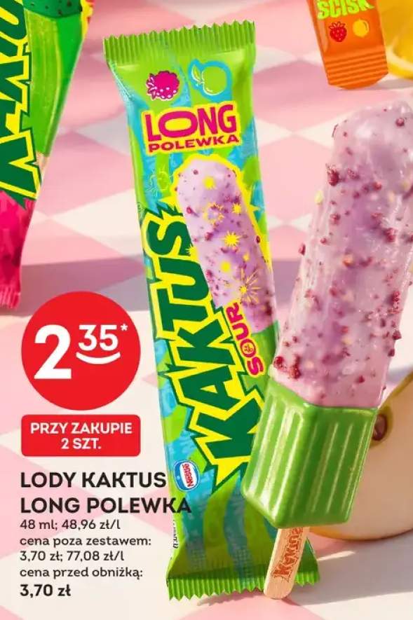 Lody Kaktus Long Polewka
