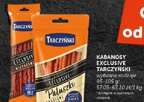Kabanosy Exclusive wieprzowe Tarczyński wybrane rodzaje