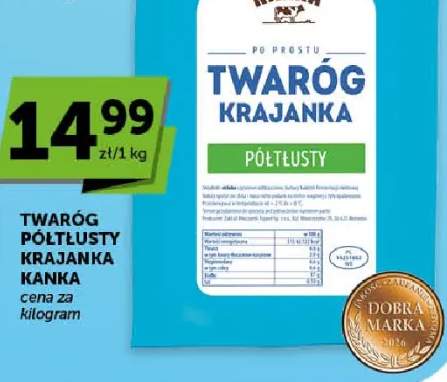Twaróg półtłusty Krajanka Kanka