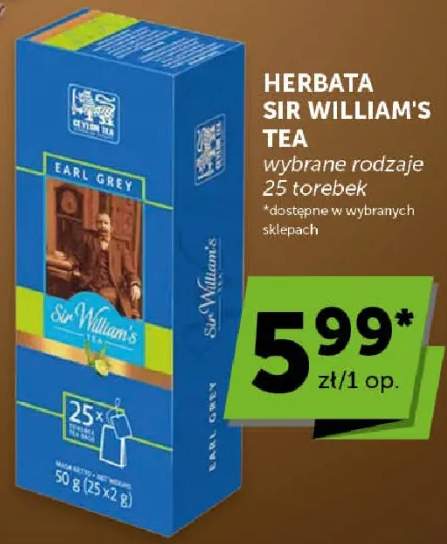 Herbata Sir William's Tea Earl Grey 25 torebek