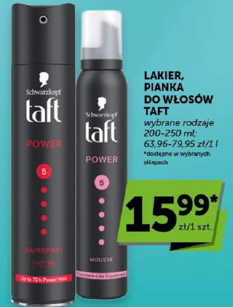 Lakier do włosów Taft Power