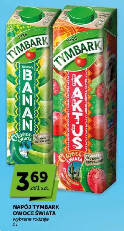 Napój Tymbark Owoce Świata kaktus