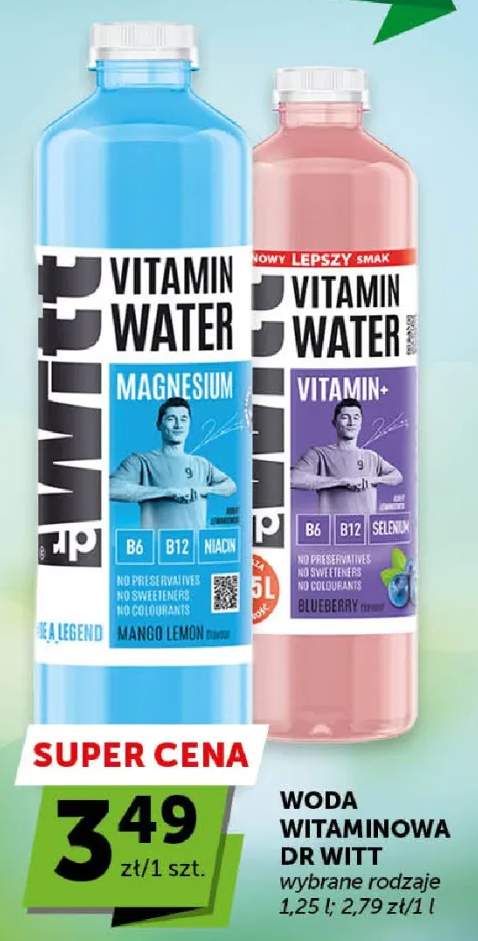 Woda witaminowa Dr Witt Magnesium Mango Lemon