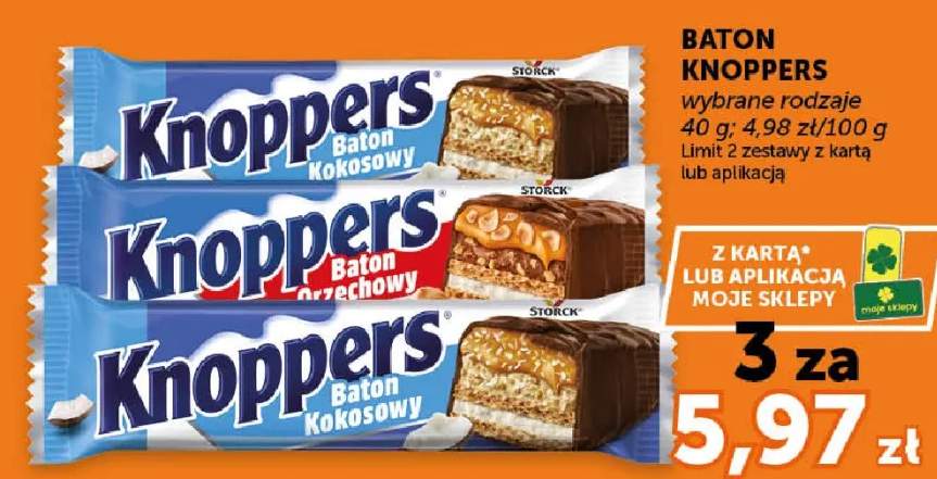 Baton Knoppers kokosowy Storck