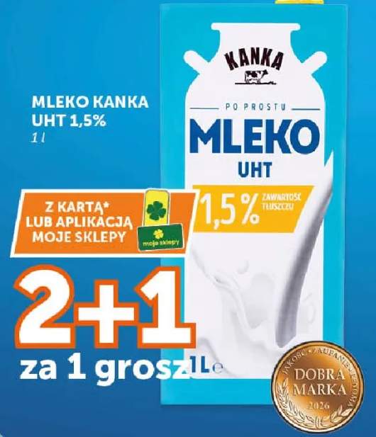 Mleko UHT Kanka 1,5%