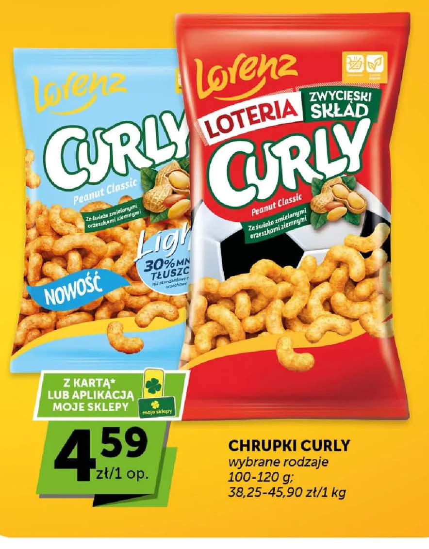 Chrupki Curly Peanut Classic Light Lorenz