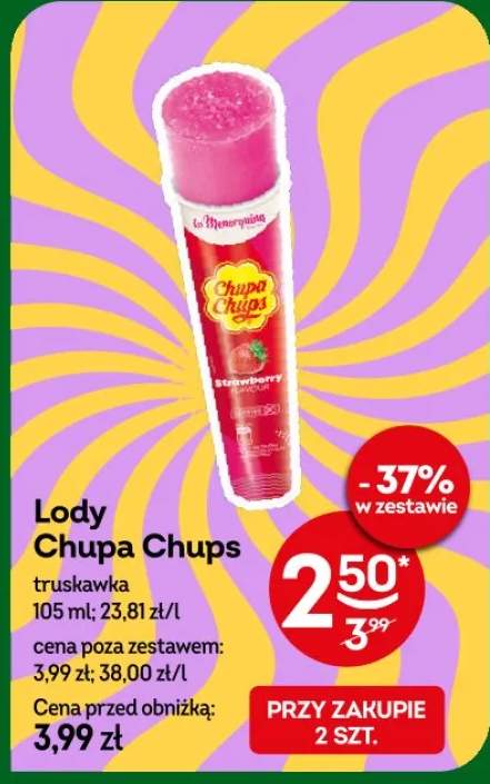 Lody Chupa Chups truskawka La Menorquina