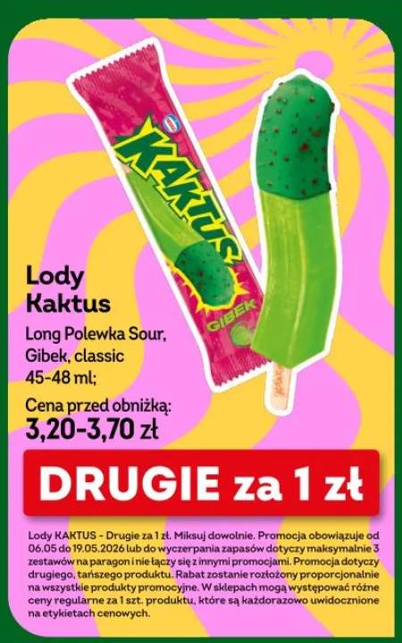 Lody Kaktus Gibek