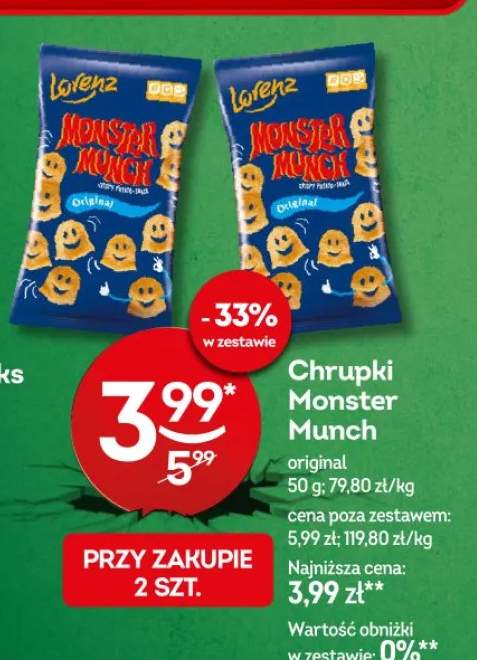 Chrupki Monster Munch original Lorenz