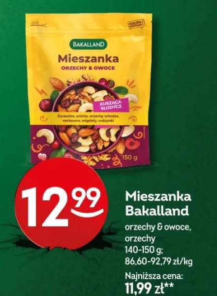 Mieszanka orzechy i owoce Bakalland