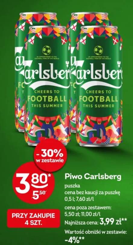 Piwo Carlsberg puszka