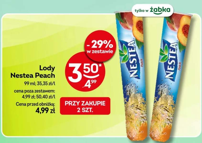 Lody Nestea Peach