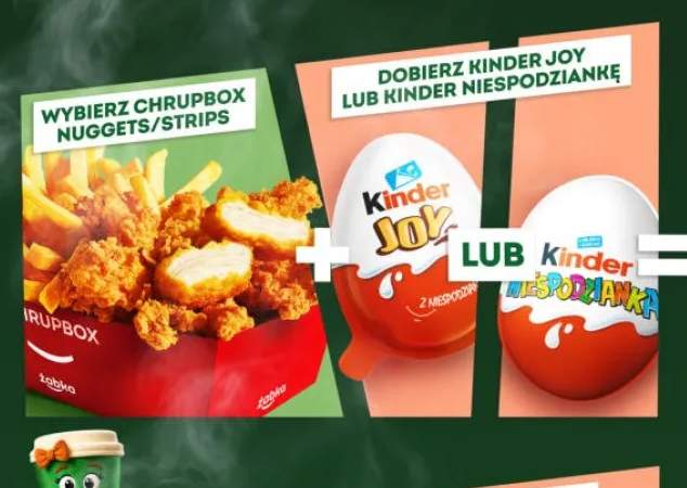Zestaw Chrupbox Nuggets/Strips + Kinder Niespodzianka