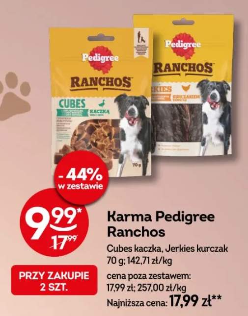 Karma Pedigree Ranchos Jerkies kurczak