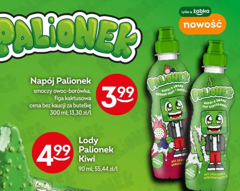 Napój Palionek smoczy owoc-borówka