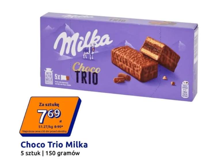 Ciastka Choco Trio Milka