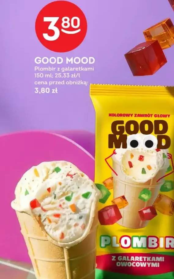 Lody Good Mood Plombir z galaretkami