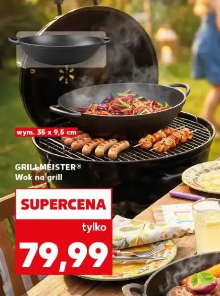 Wok na grill Grillmeister 35x9,5cm