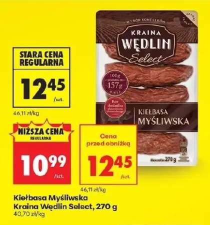 Kiełbasa Myśliwska Kraina Wędlin Select