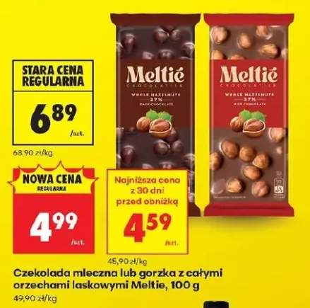 Czekolada gorzka z całymi orzechami laskowymi Meltié