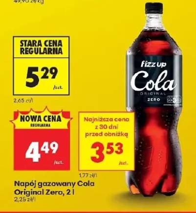 Napój gazowany Fizz Up Cola Original Zero