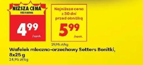 Wafelek mleczno-orzechowy Setters Bonitki