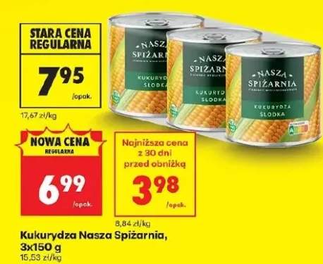 Kukurydza słodka Nasza Spiżarnia