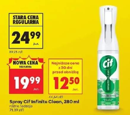 Spray Cif Infinite Clean