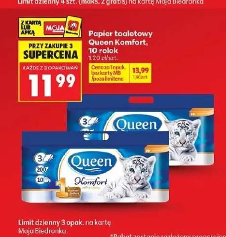 Papier toaletowy Queen Komfort