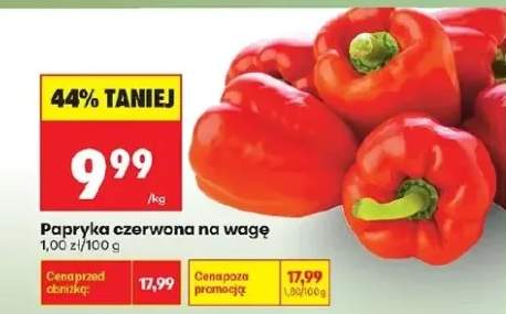Papryka czerwona na wagę