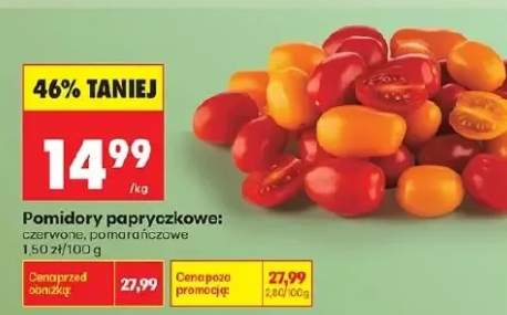 Pomidory papryczkowe czerwone