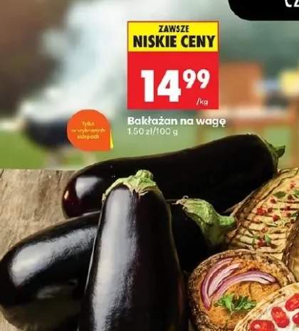 Bakłażan na wagę