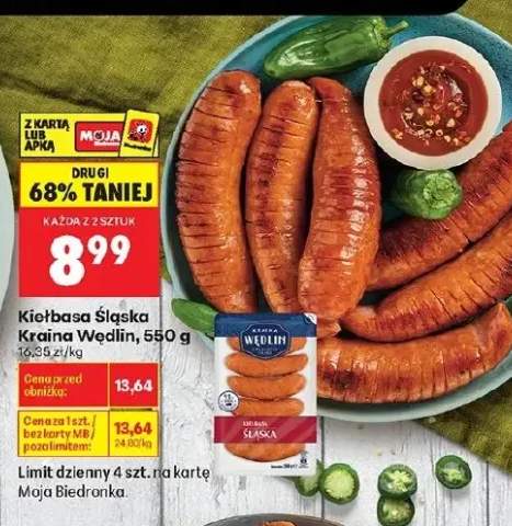 Kiełbasa Śląska Kraina Wędlin