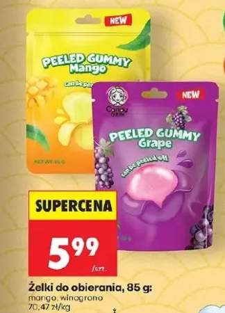 Żelki do obierania Candy Queen Peeled Gummy mango
