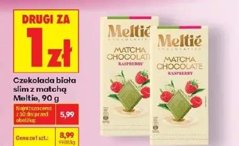 Czekolada biała slim z matchą Meltie