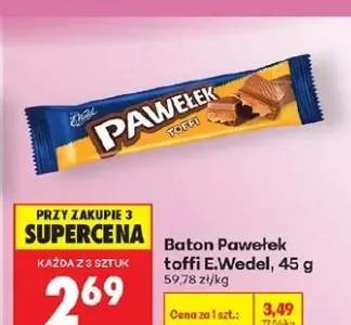 Baton Pawełek toffi E.Wedel