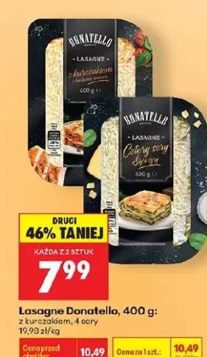 Lasagne Donatello z kurczakiem