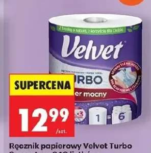 Ręcznik papierowy Velvet Turbo 3 warstwy 340 listków
