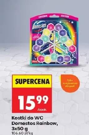 Kostki do WC Domestos Rainbow Unicorn Edition Magic Unicorn