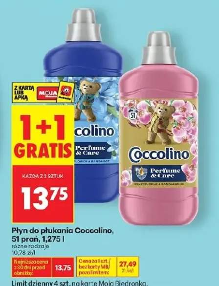 Płyn do płukania Coccolino Perfume & Care Flower & Bergamot