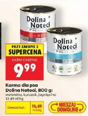 Karma dla psa Dolina Noteci Premium wołowina