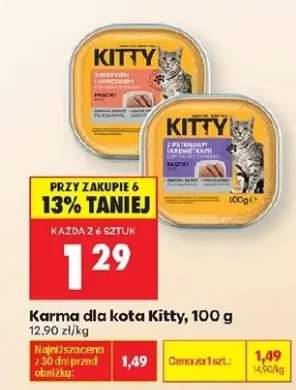 Karma dla kota Kitty z indykiem i kurczkiem pasztet