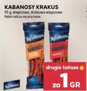 Kabanosy drobiowo-wieprzowe Krakus