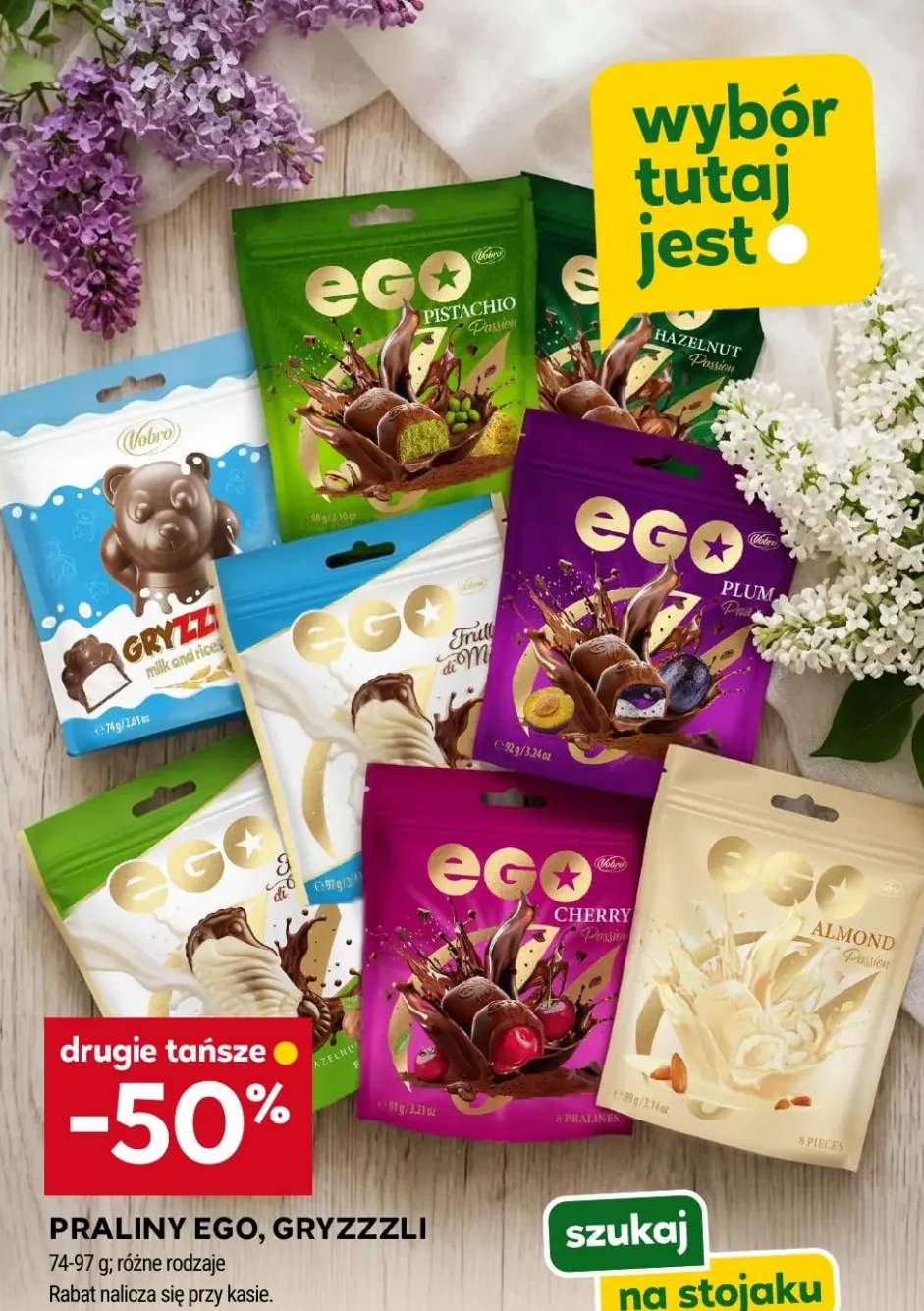 Praliny Ego Almond Passion Vobro