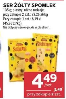 Ser żółty w plastrach Spomlek