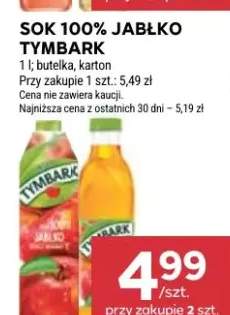 Sok 100% jabłko Tymbark