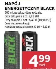 Napój energetyczny Black